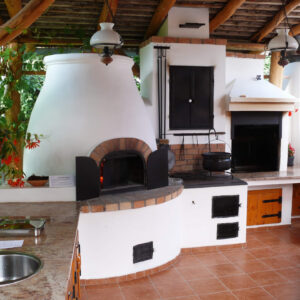 Kemencés udvar bemutatókemence